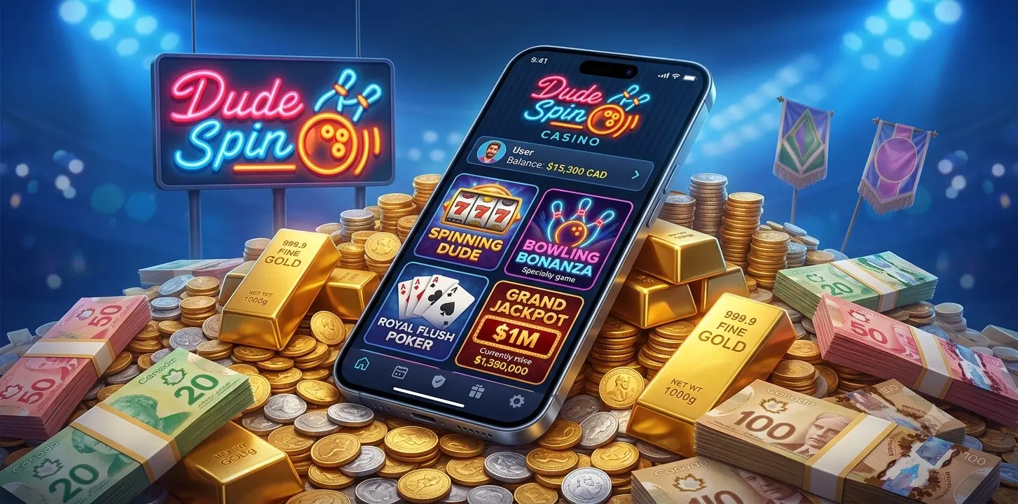 Dudespin mobile casino on smartphones and tablets